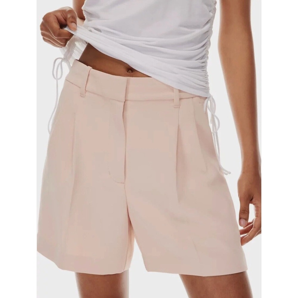 Wilfred Pleat Front Short in Pink Size 4